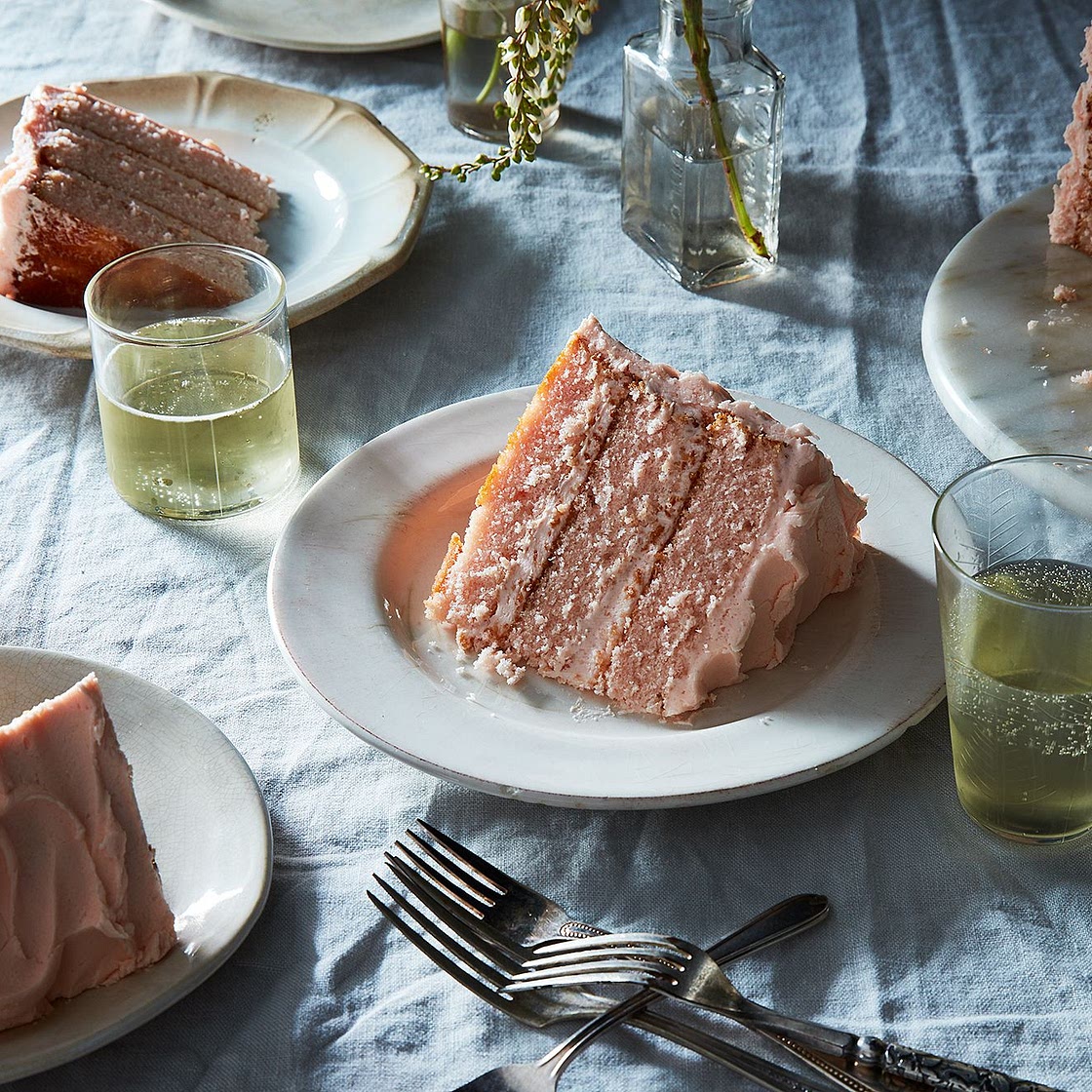 Pink Champagne Cake