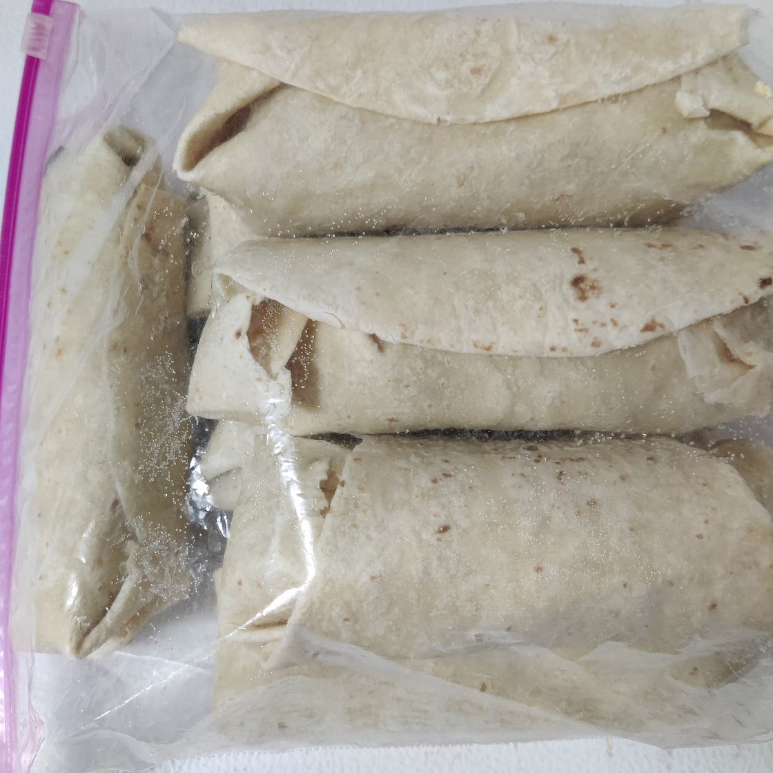 Freezer breakfast burritos (not soggy!)