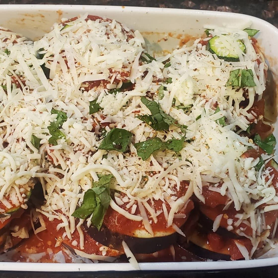 Roasted Eggplant & Zucchini Lasagna