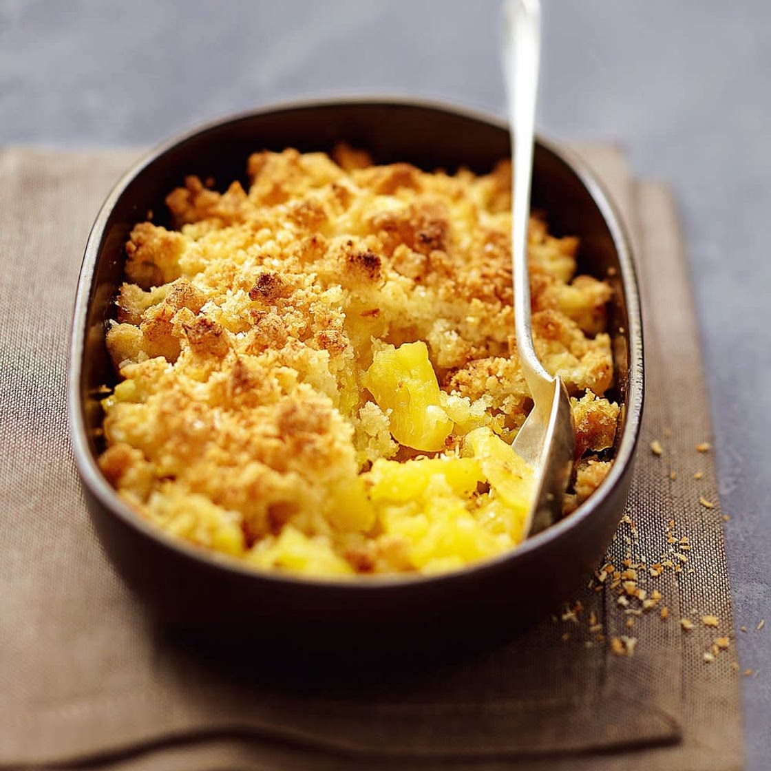 Crumble d'ananas