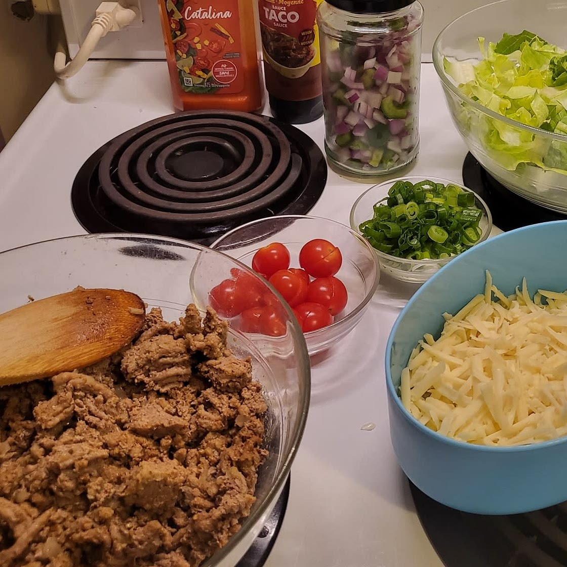 Instant Pot Taco Meat {+Taco Salad Jars}