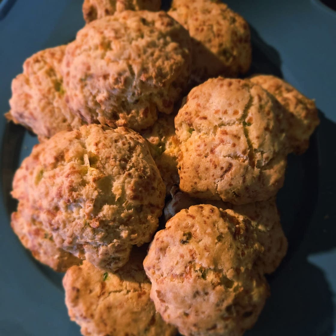 Cheesy Jalapeño Shortbread