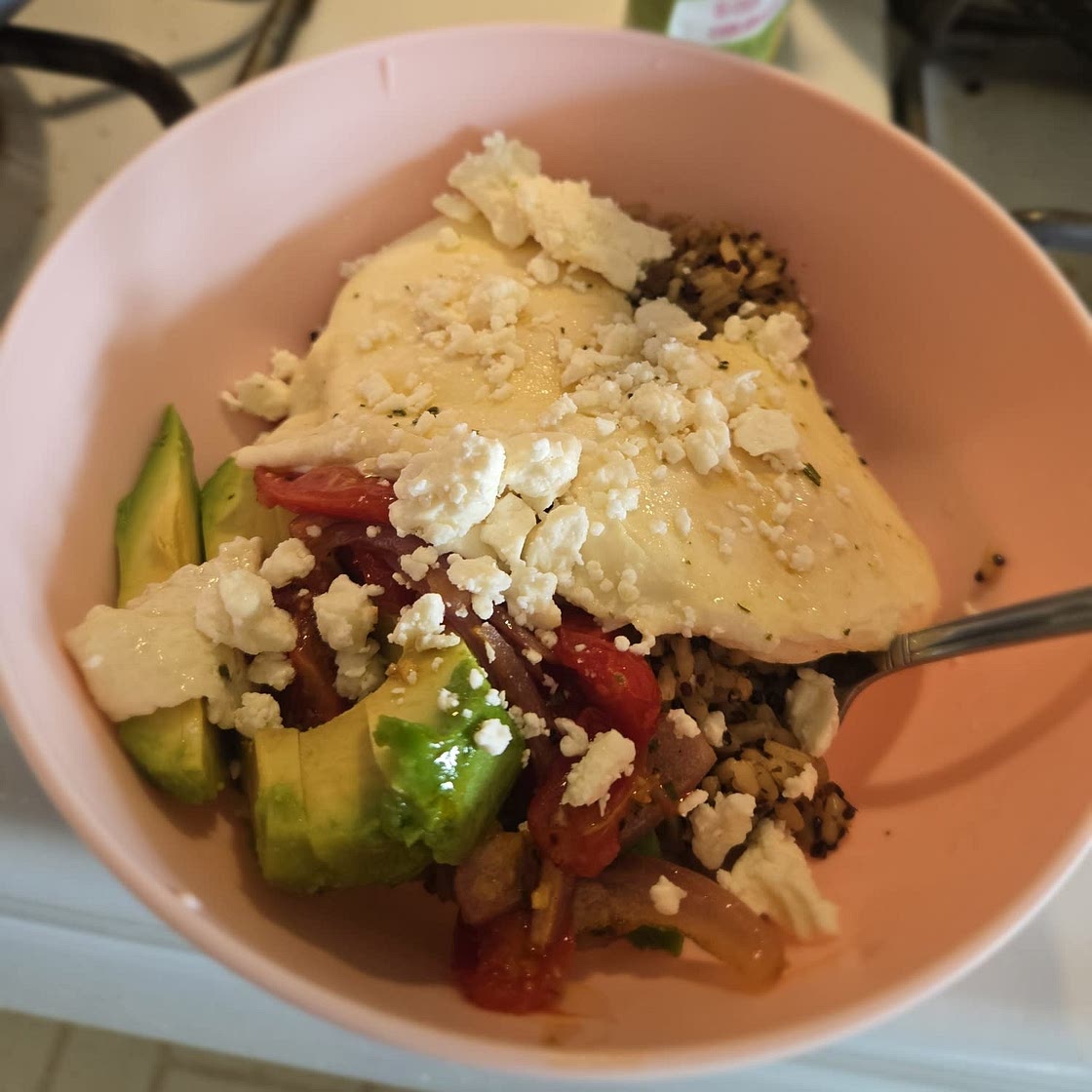 Quinoa Avocado Breakfast Bowl Recipe