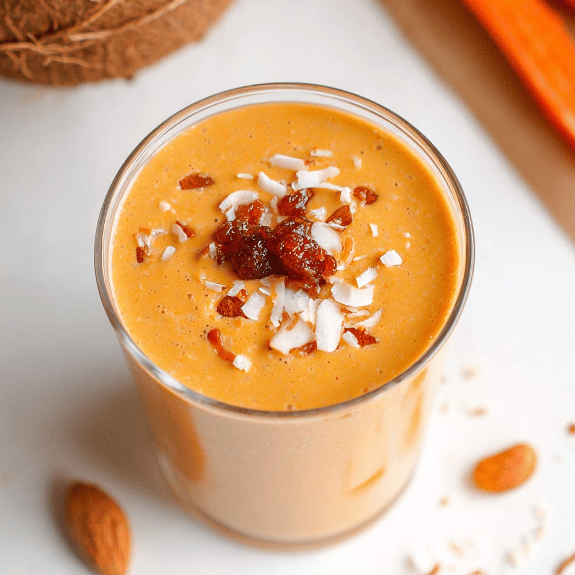 Vegan Carrot Cake Smoothie Recipe - Tent Trail Camping