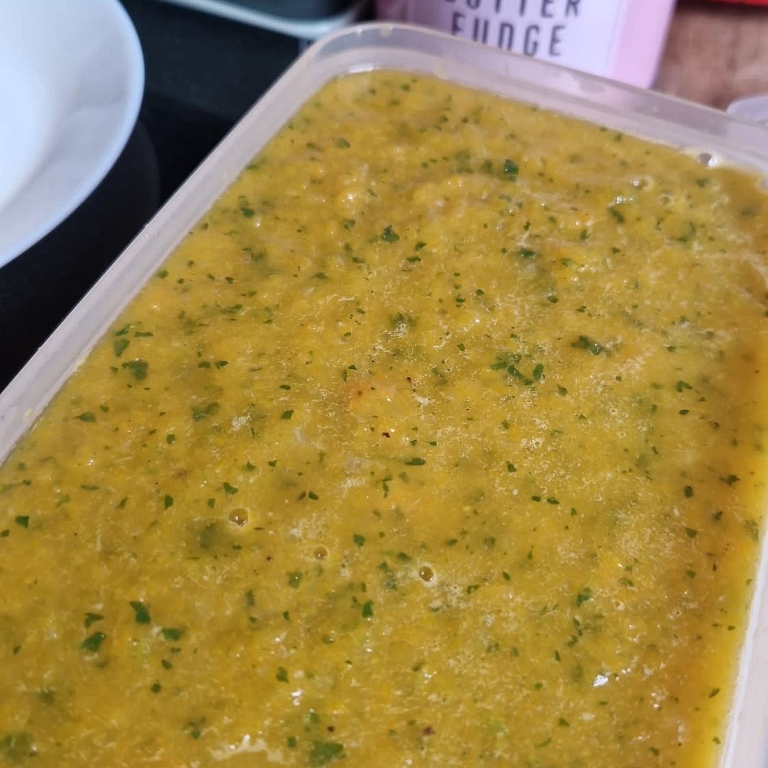 Carrot and coriander soup