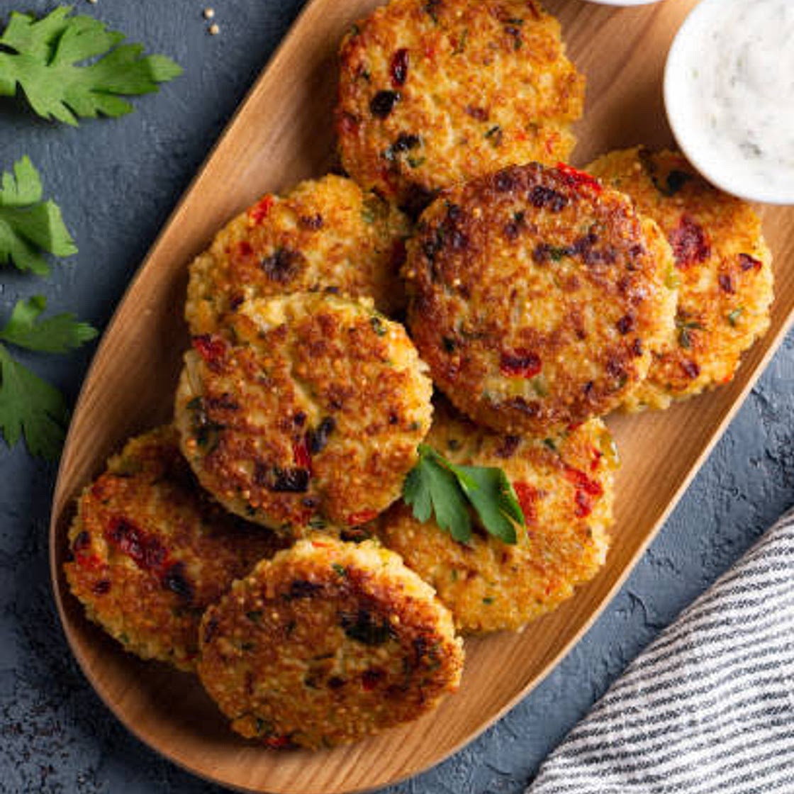 SUPER CRISPY CHICKPEA FRITTERS