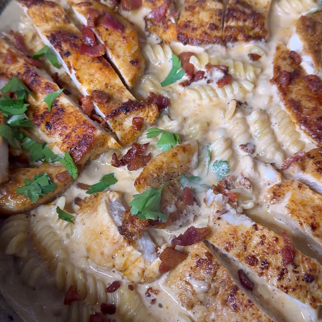 Chicken Bacon Ranch Pasta