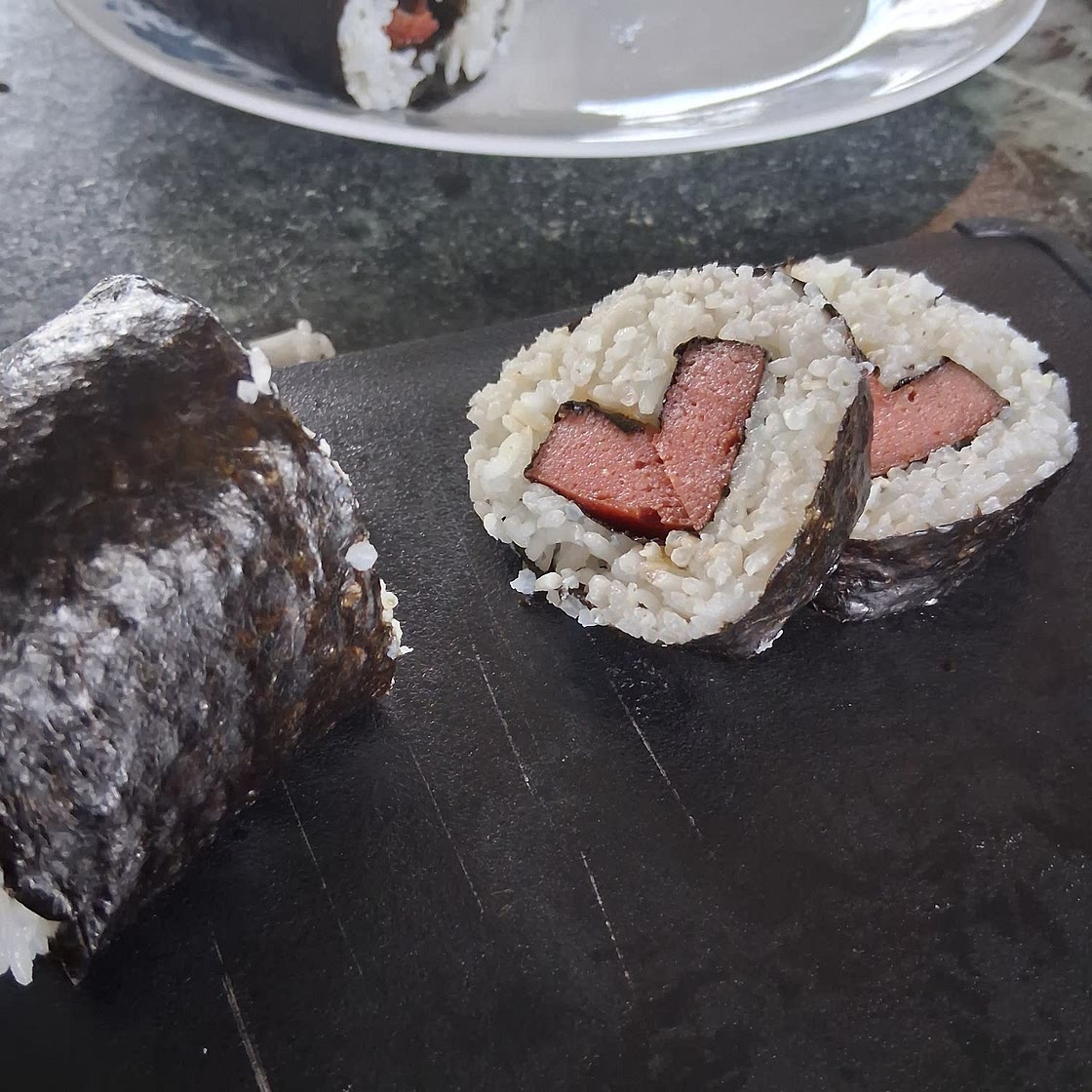 Heart Gimbap (Spam Musubi) 