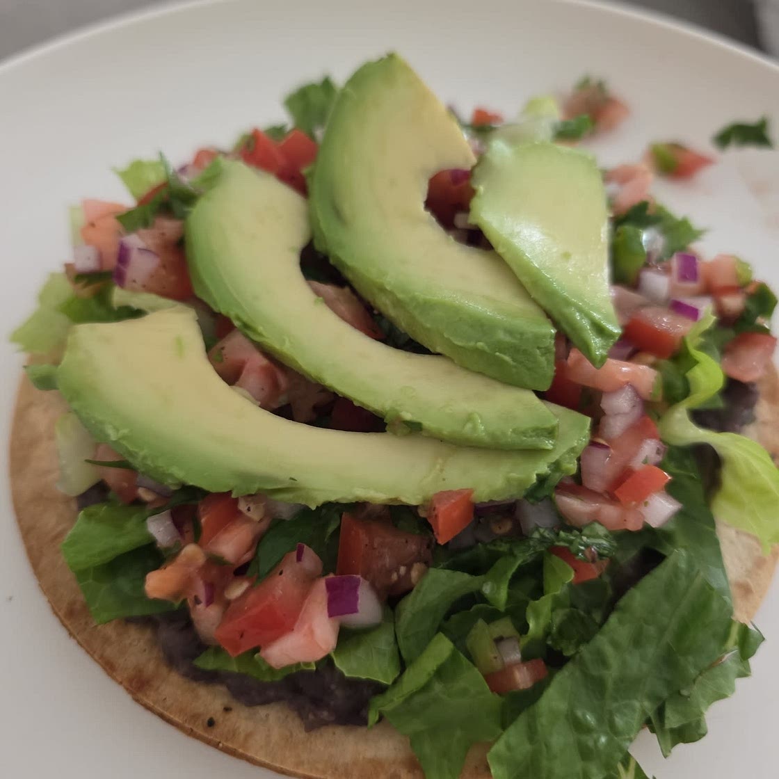 Quick Black Bean Tostadas