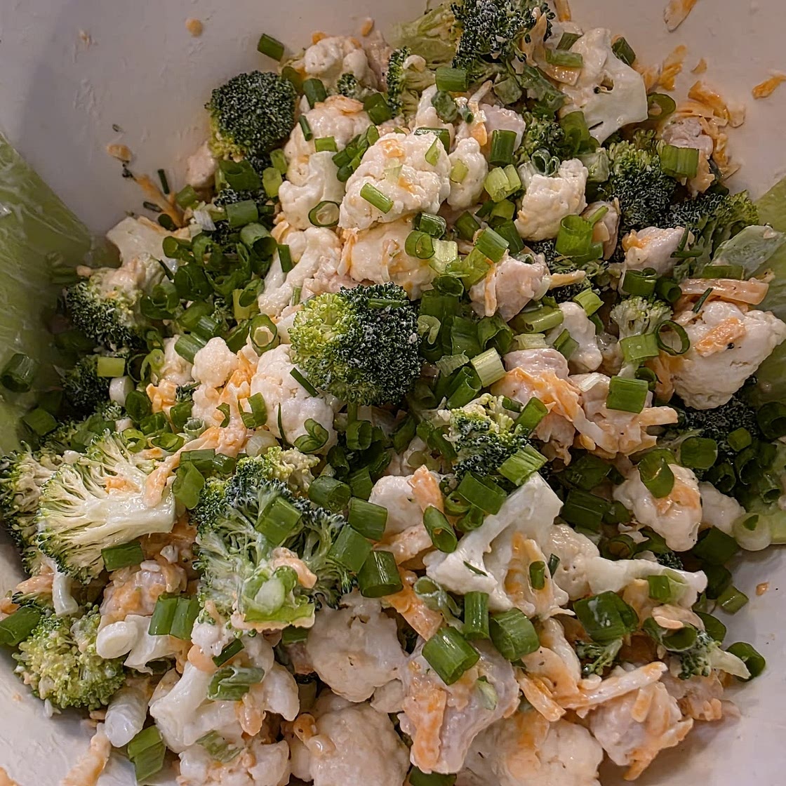 Broccoli Cheddar Chicken Salad