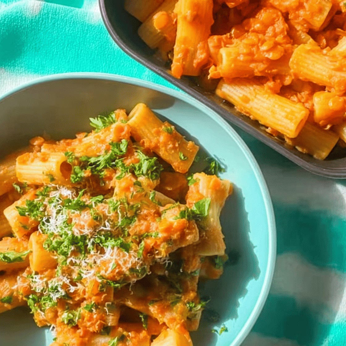 Lentil Sweet Potato Pasta Sauce Recipe - Tent Trail Camping