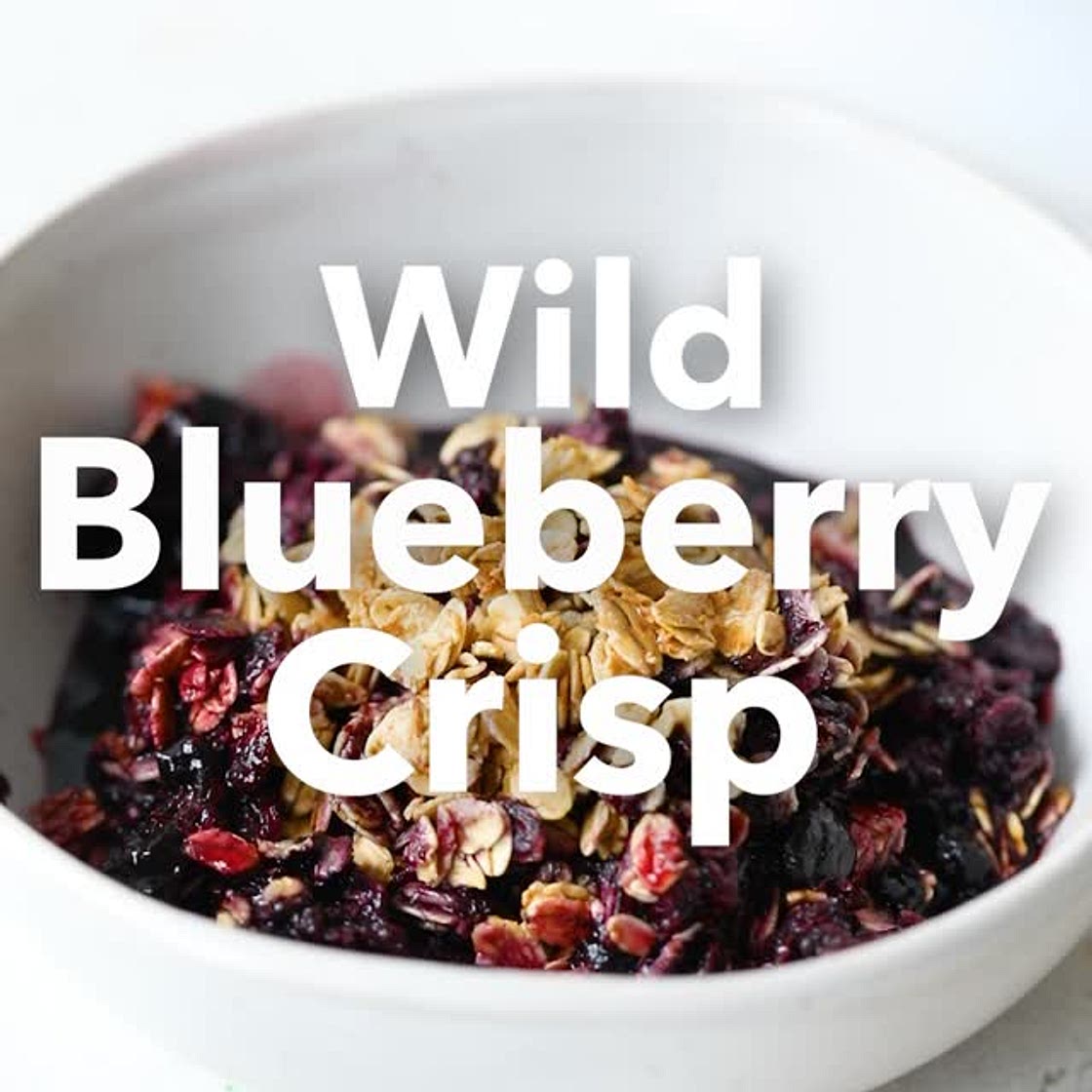 Blaubeercrumble