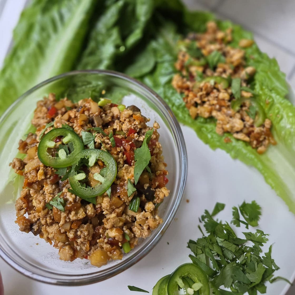 Vegetarian Lettuce Wraps