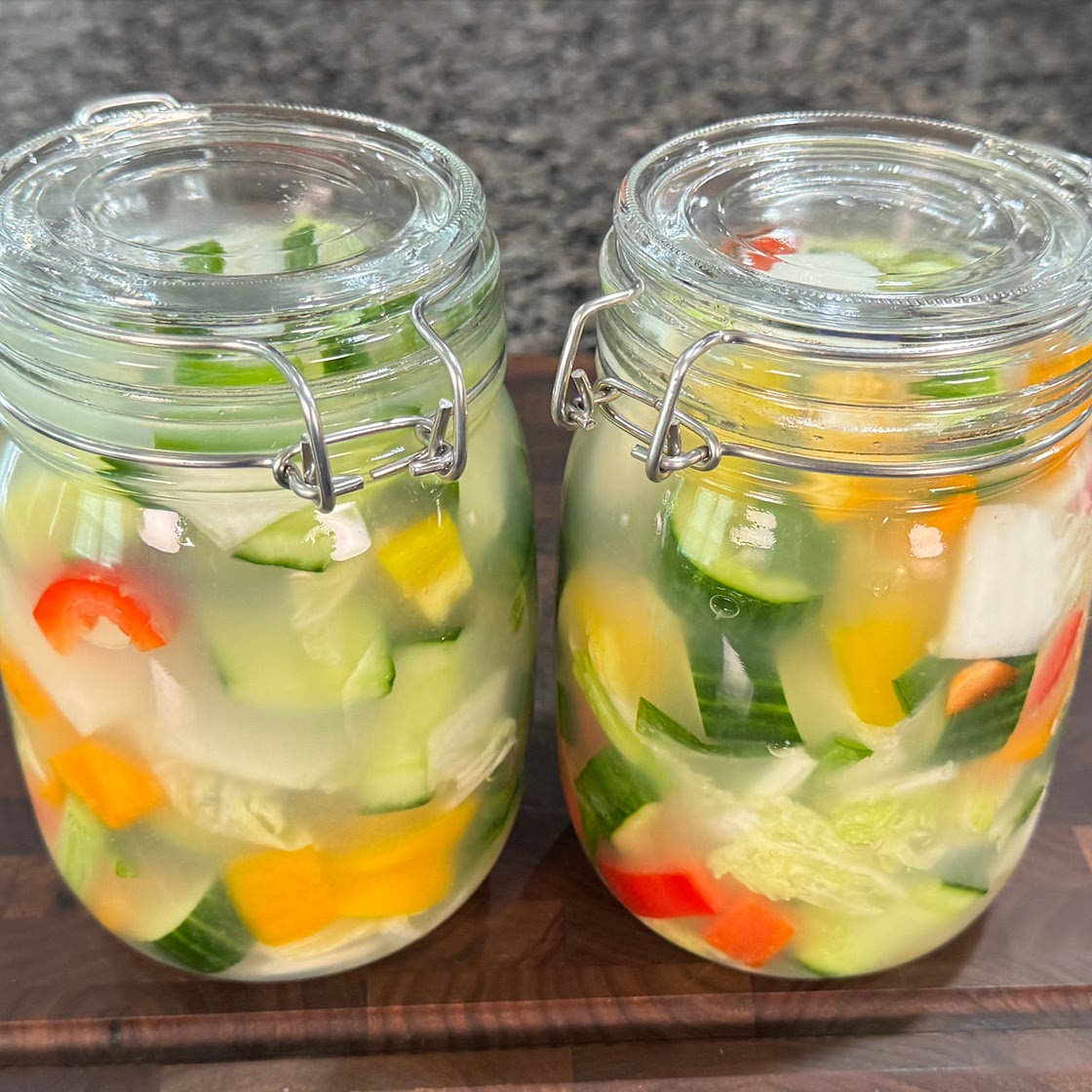 Non-Spicy & Gut-Friendly Korean Cucumber Water Kimchi | So Easy & Delicious!