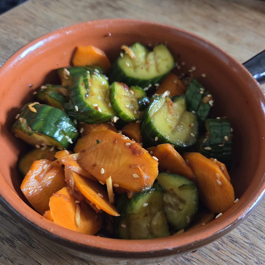 Asian Spiral Cucumber Salad