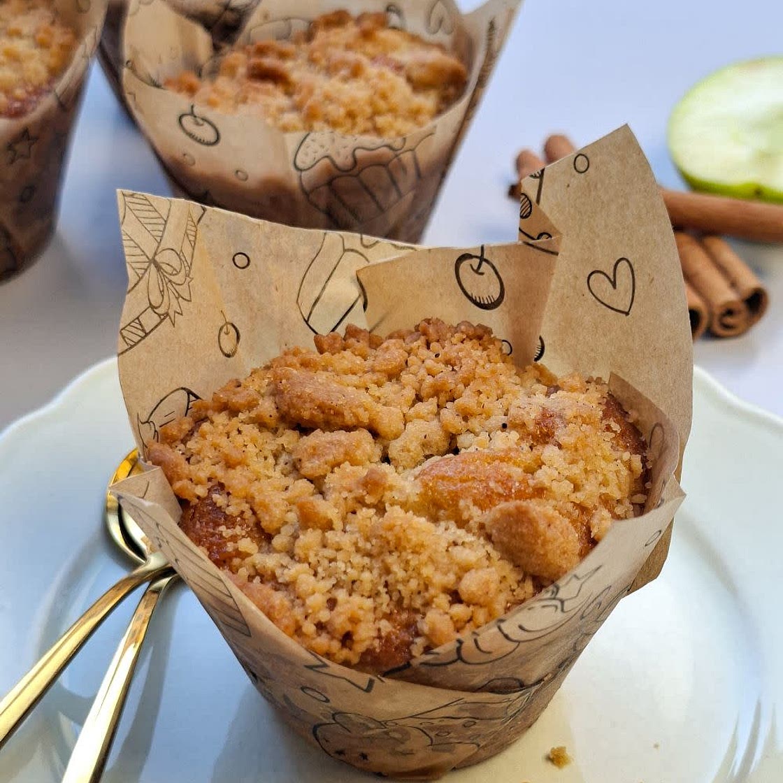 Apple Crumble Muffins