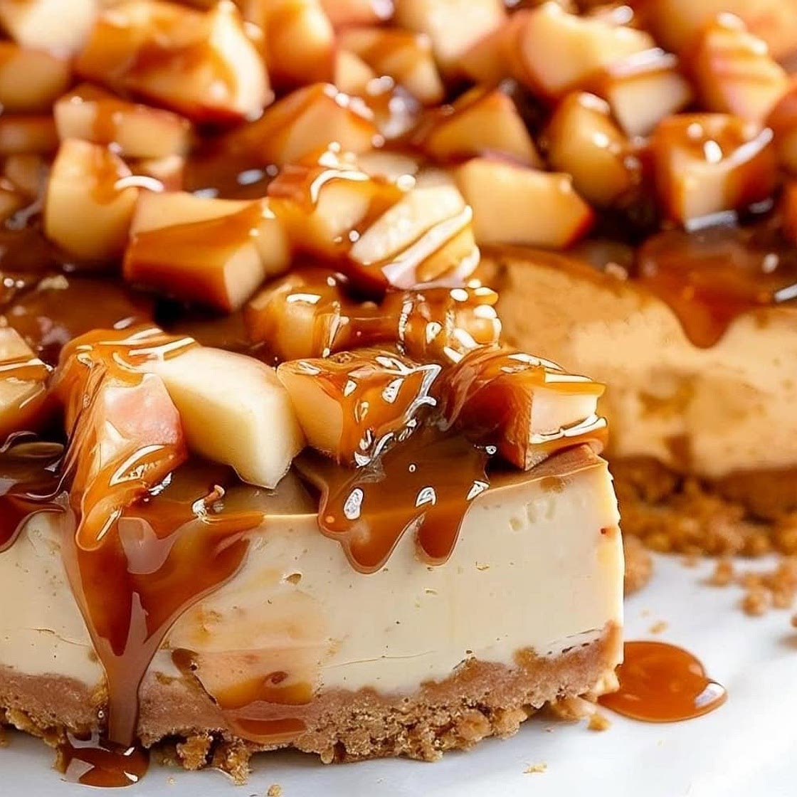 Caramel Apple Cheesecake