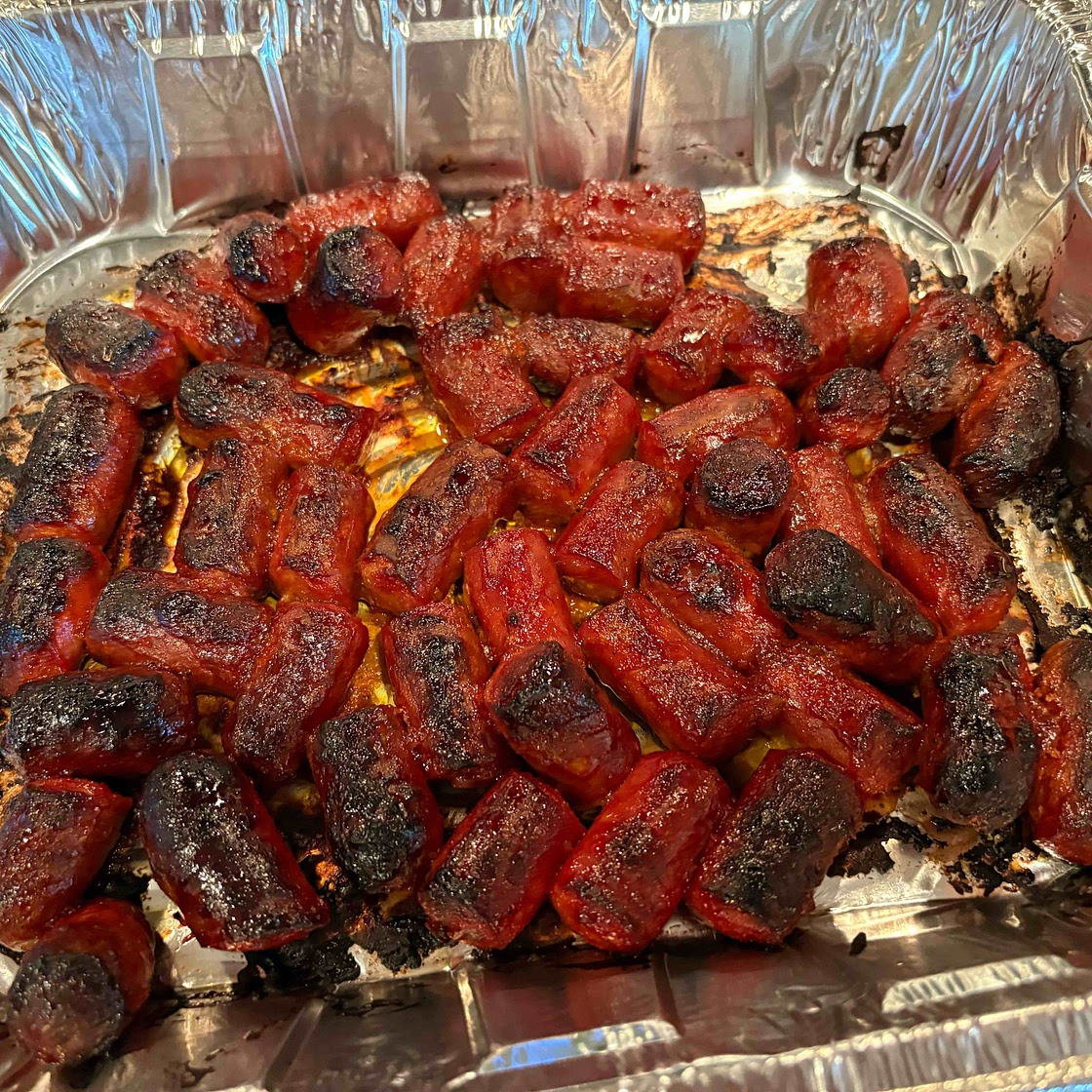 Hot Dog Burnt Ends
