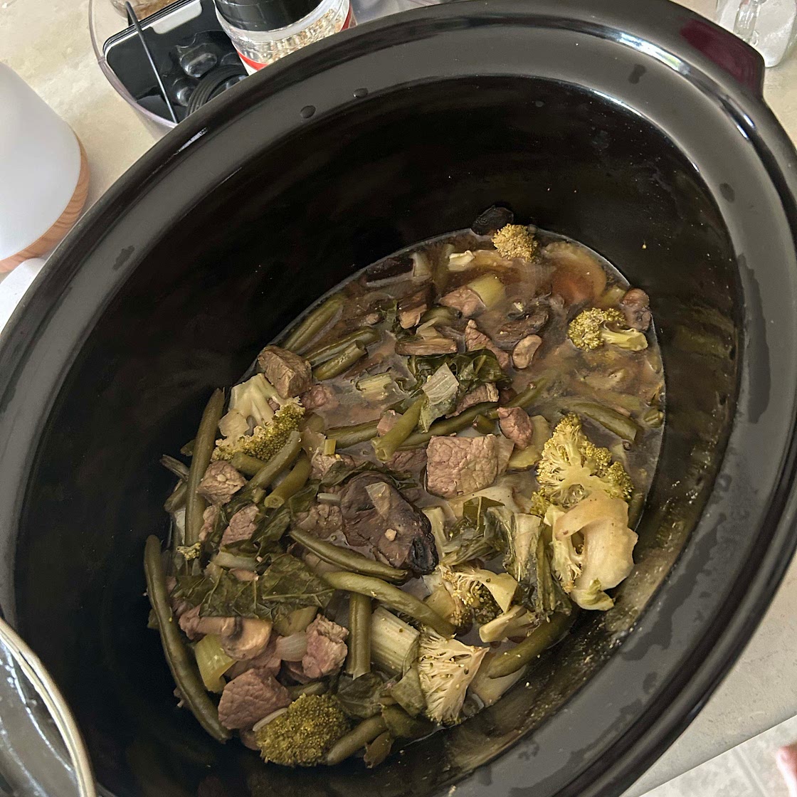 Crockpot Beef & Veggie Stew (Macro-Friendly, Low-Carb)