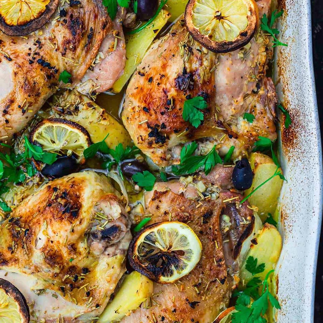 Greek Chicken and Potatoes