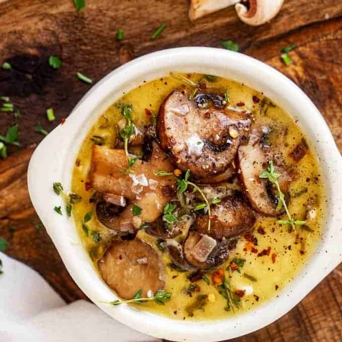 Keto Mushroom Soup Recipe