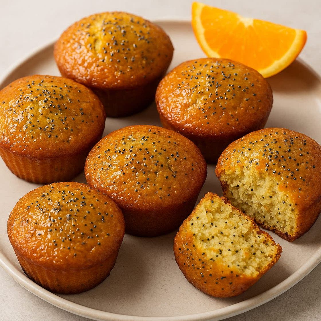 Orange & Poppy Seed Muffins