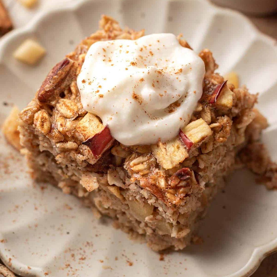 Apple Pie Baked Oatmeal