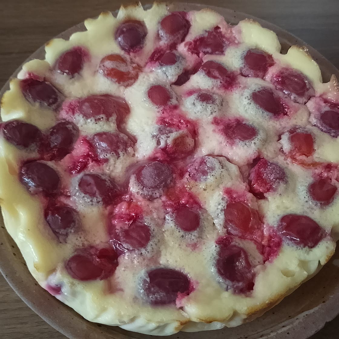 Clafoutis aux prunes