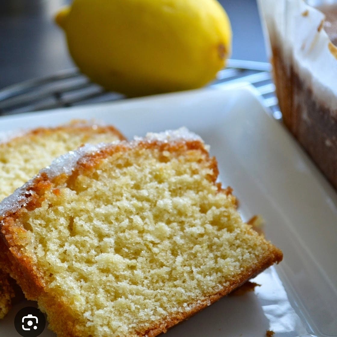 Lemon crunchy sugar icing