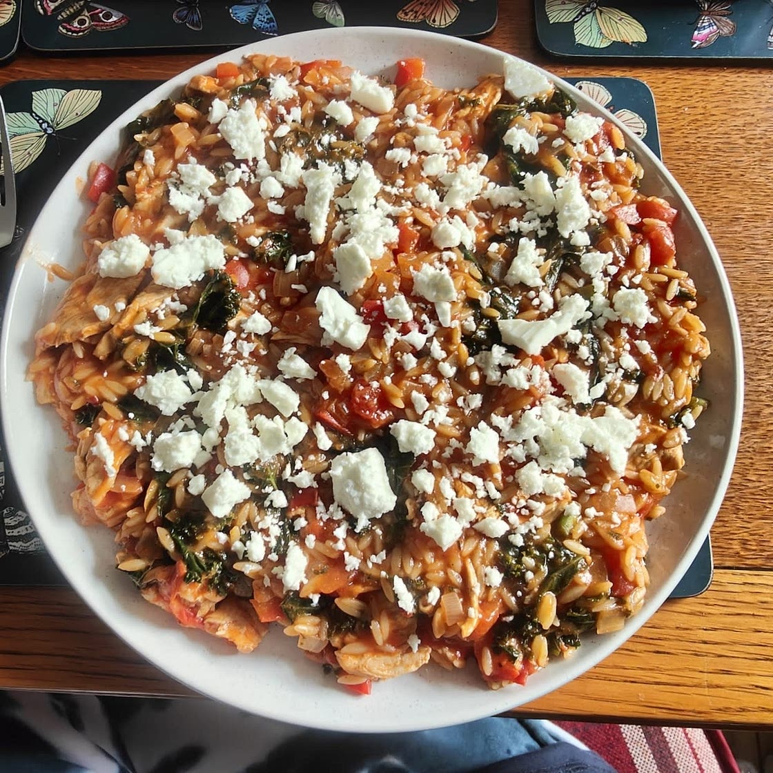 Greek Baked Orzo