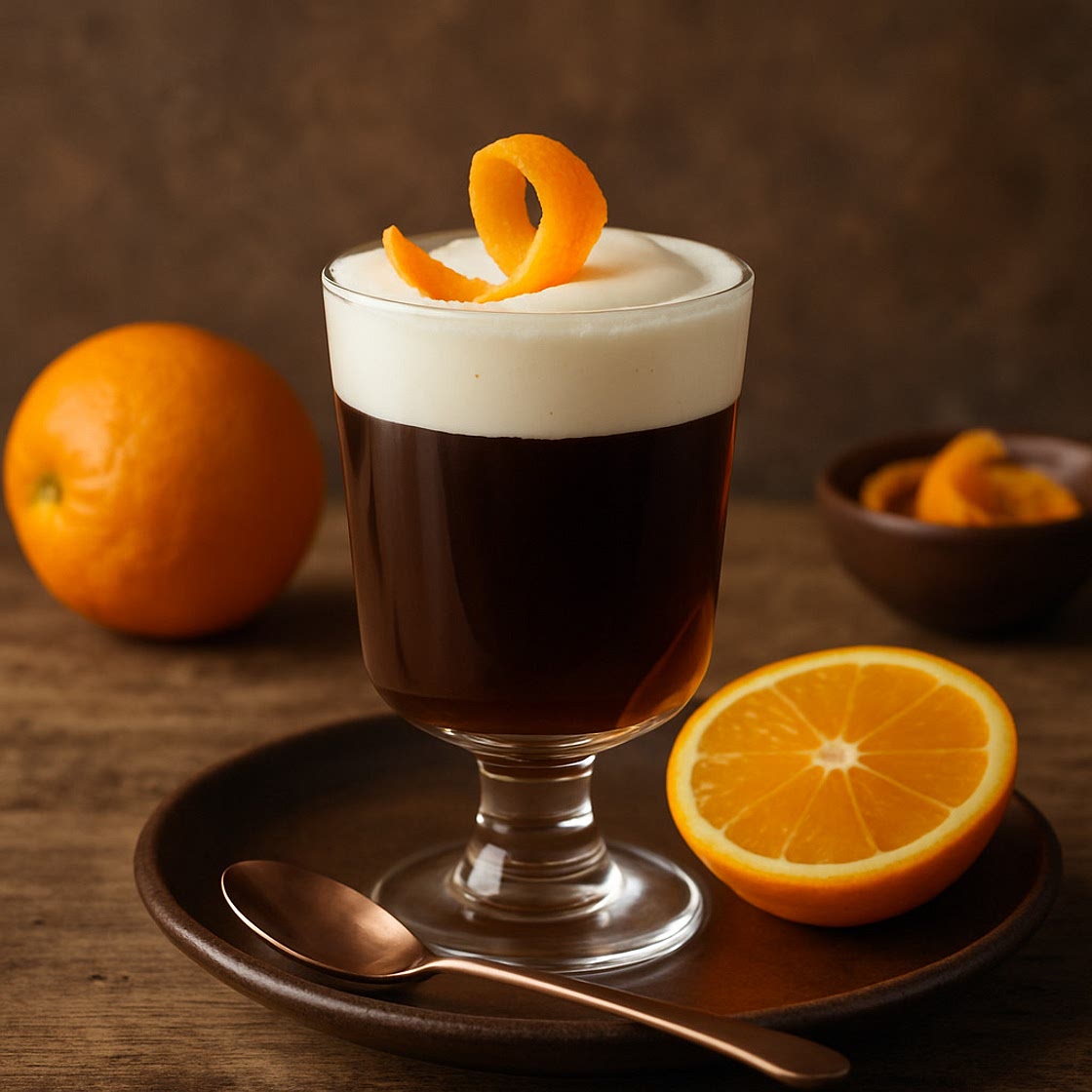 Irish Coffee with Citrus