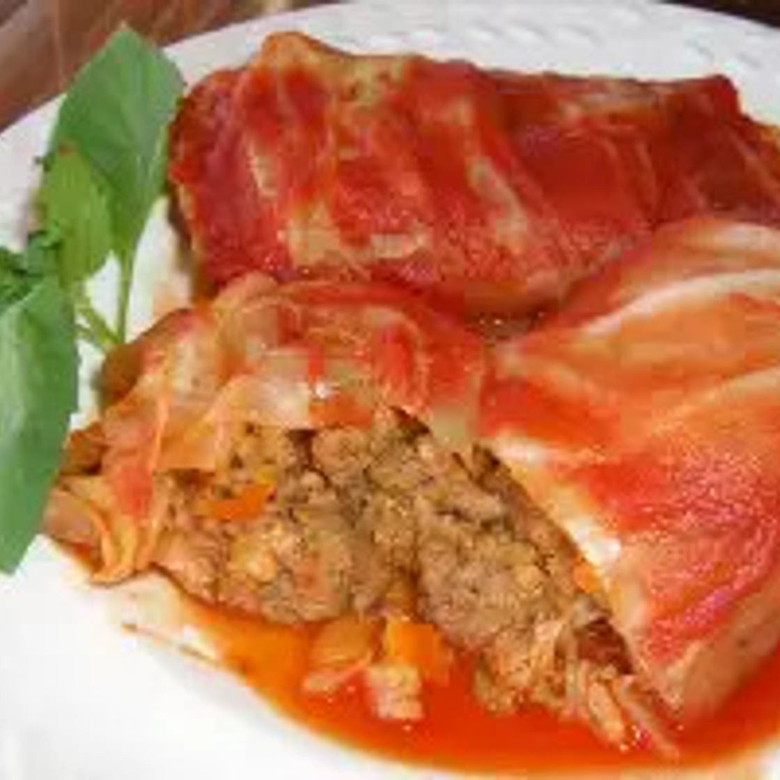 Golumpki ( Busia's Polish Cabbage Rolls)
