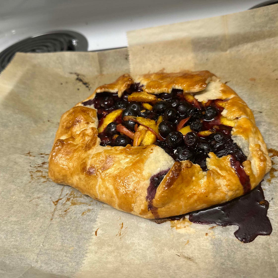 Blueberry and Nectarine Galette