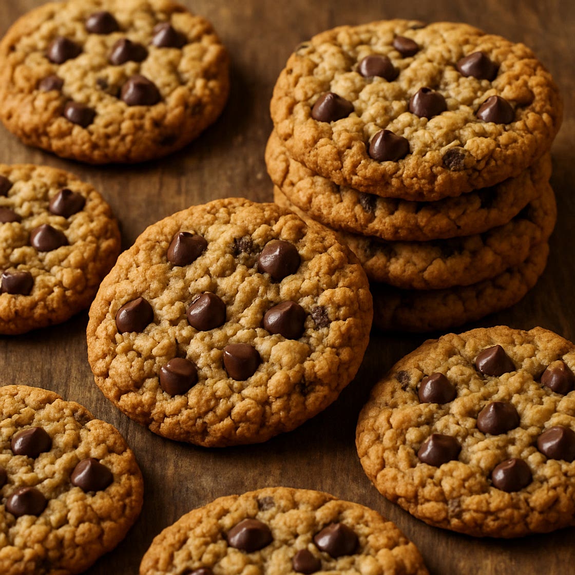 Chocolate Chip Oatmeal Cookies