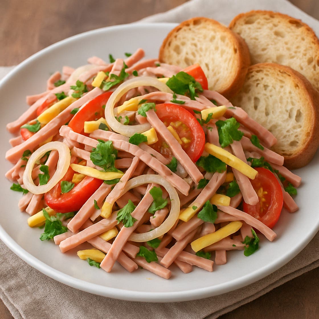 Wurst Käse Salat