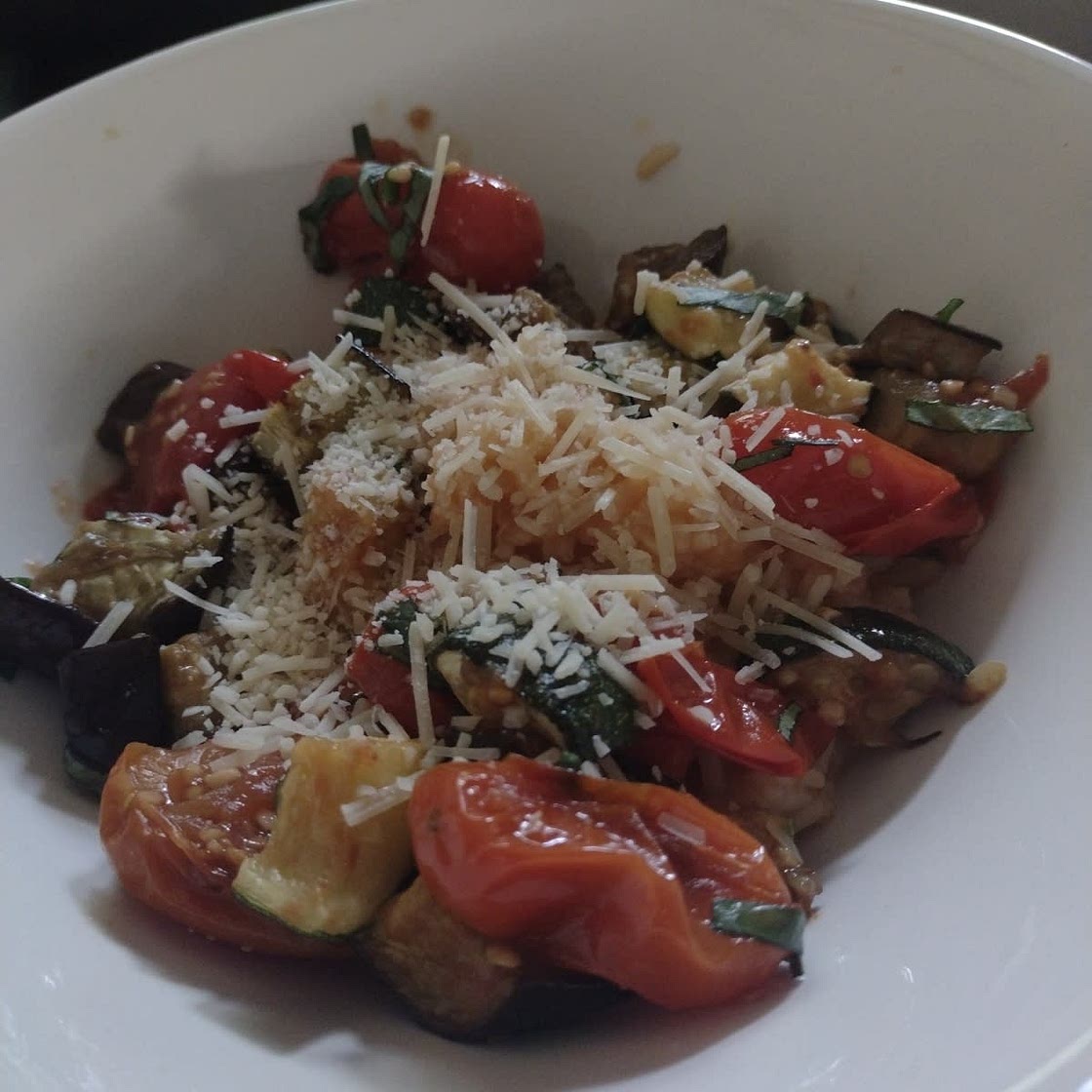 Rustic Risotto with Roasted Garden Vegetables
