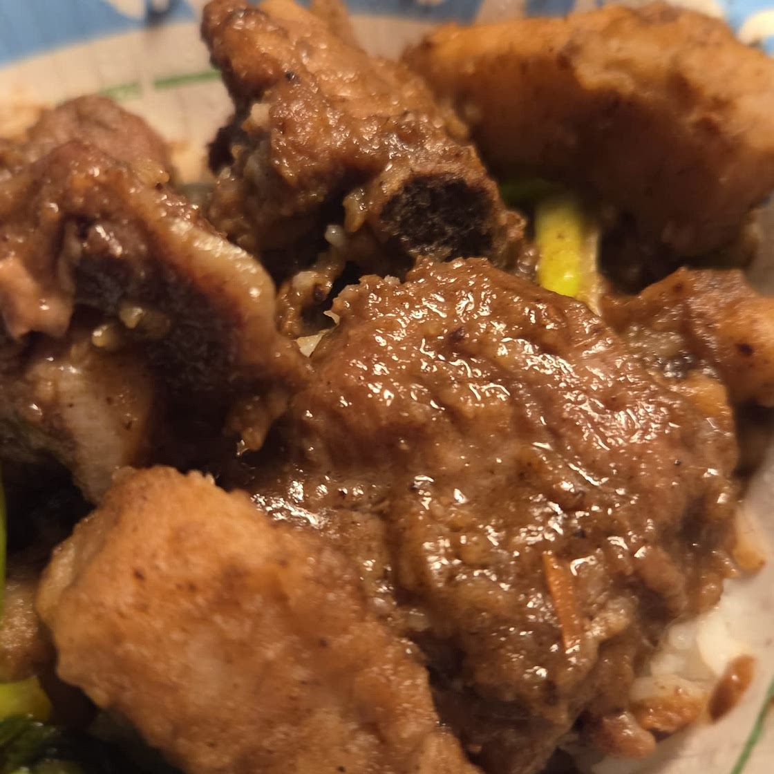 Braised Pork Ribs with Taro