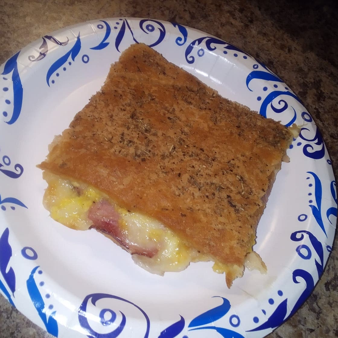Ham and Cheese Crescent Roll Squares