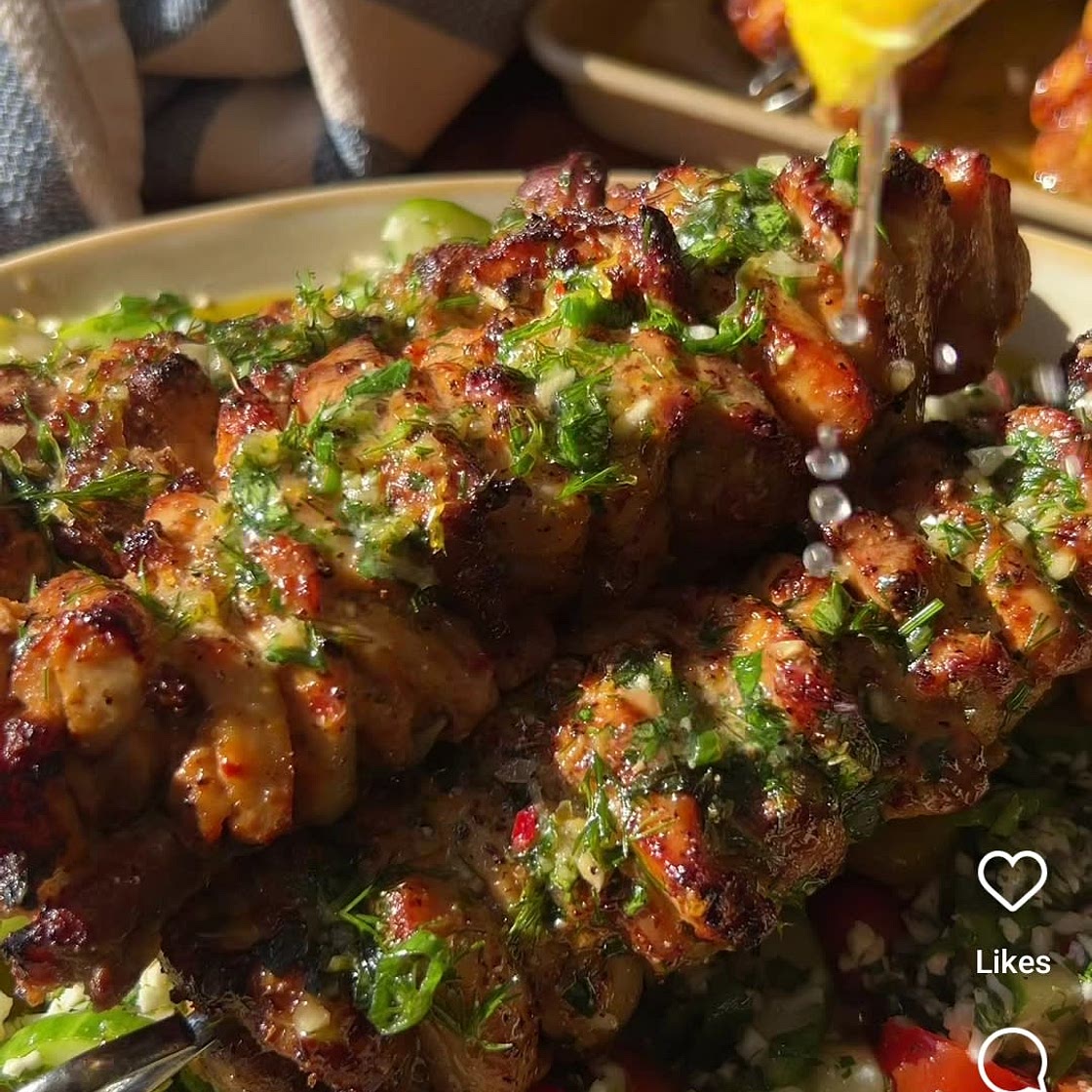 🌿 Tangy Herb Oil with Lemon, Garlic & Aleppo