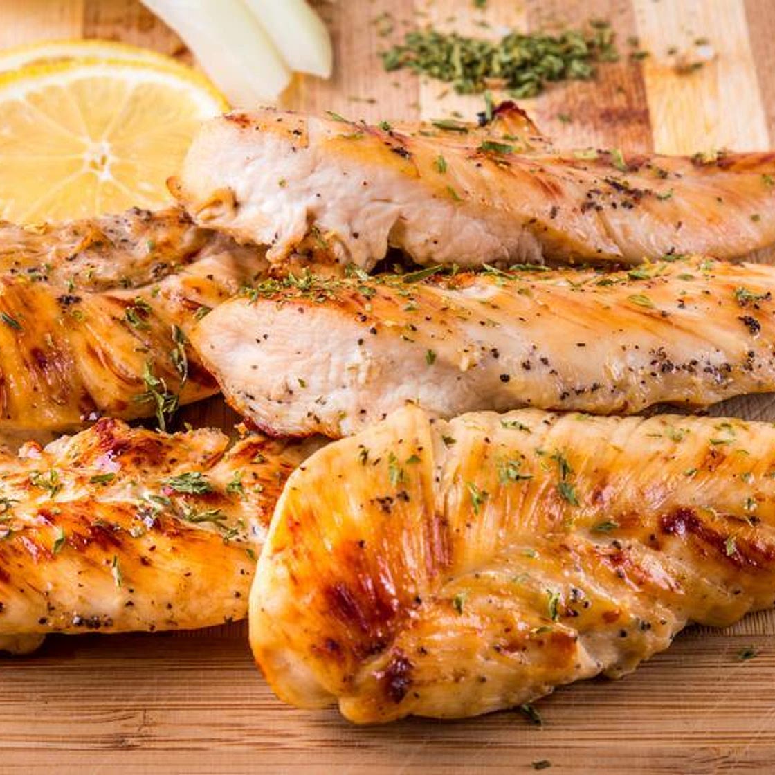 Receita de Peito de frango assado ao alho