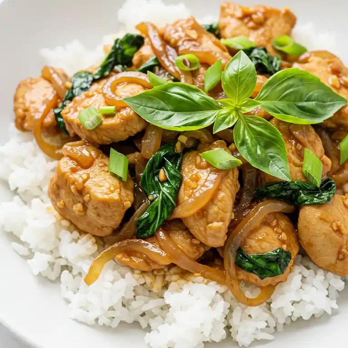 Recette poulet au basilic thai