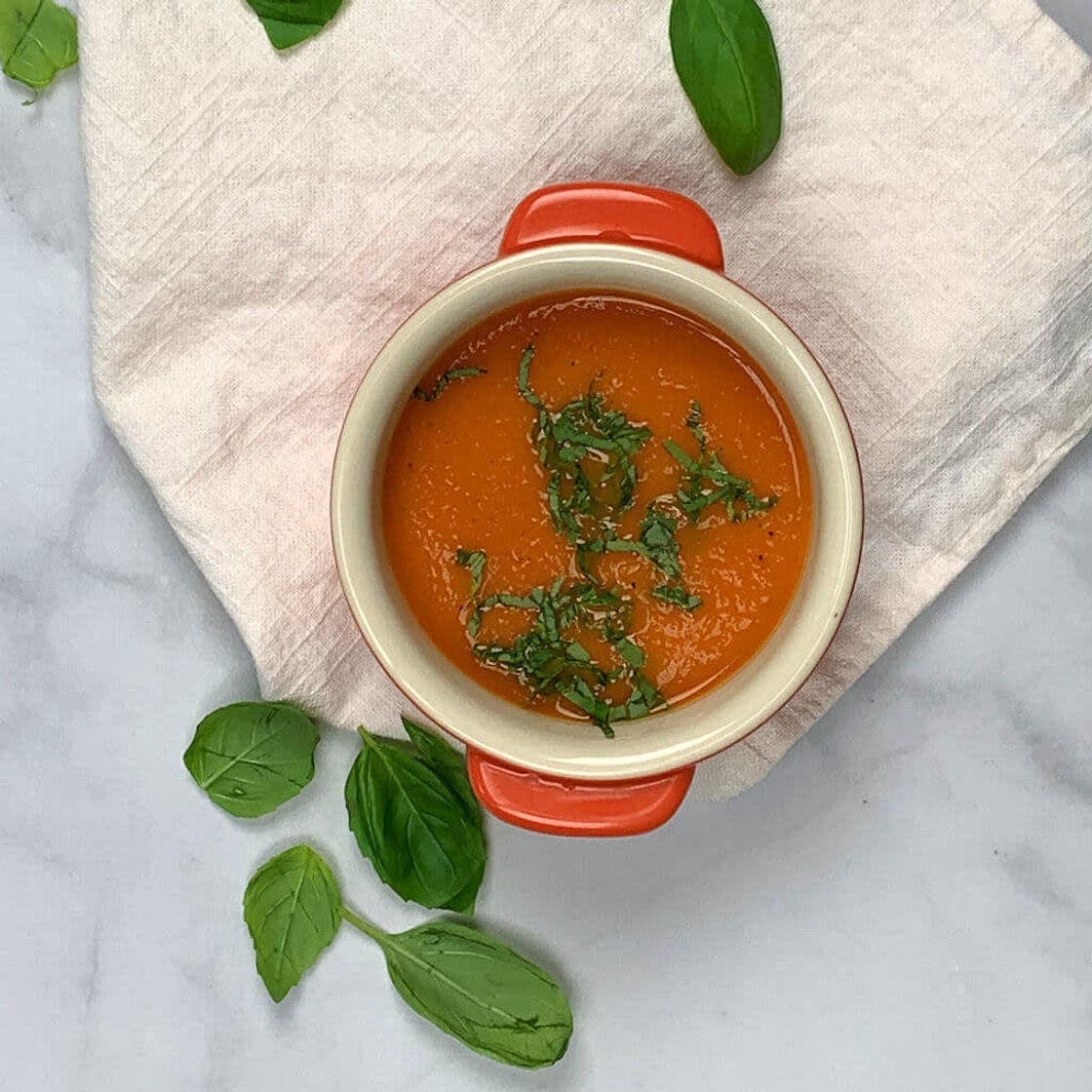 Caribbean Citrus Tomato Soup