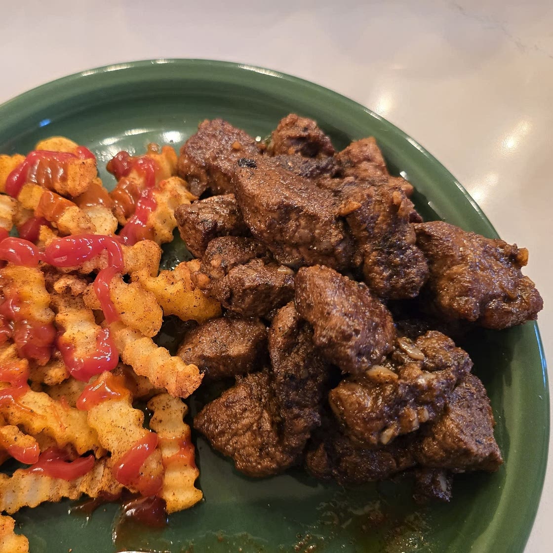 Cajun Butter Steak Bites