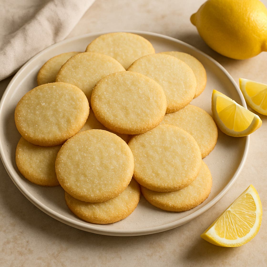 Zitronen Murbeteig Platzchen