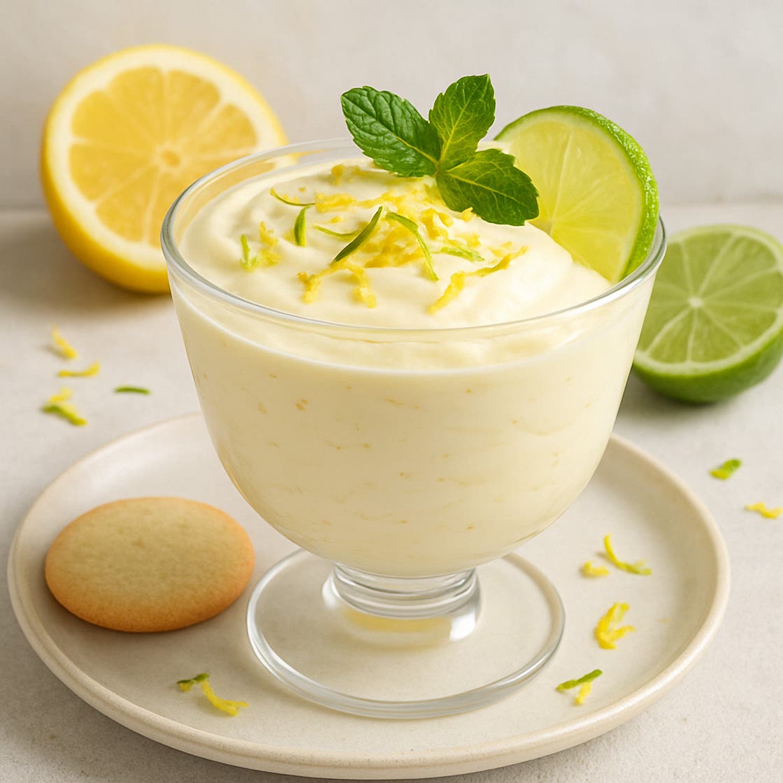 Zitronen-Limetten-Mascarponecreme