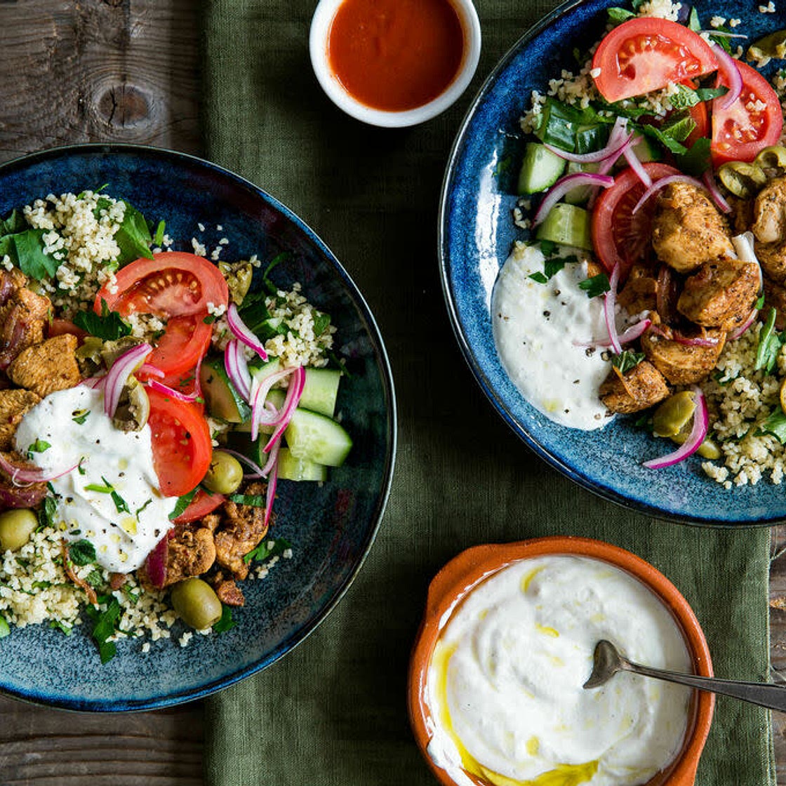 Bulgur shoarma chicken
