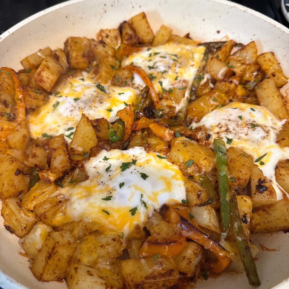 Skillet Potatoes and Eggs