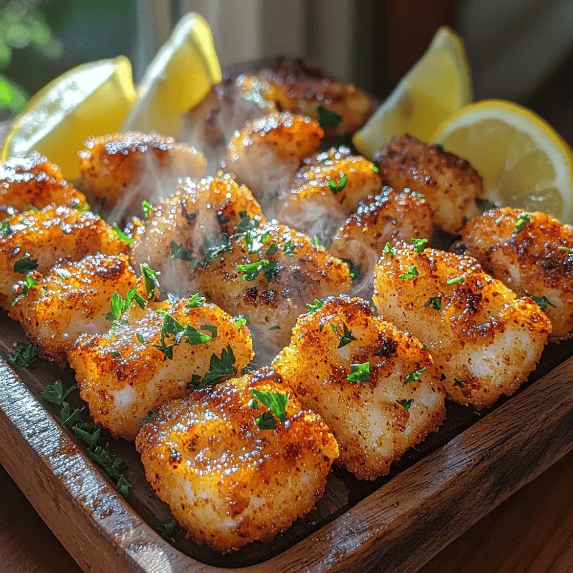 Cajun Fried Catfish Bites