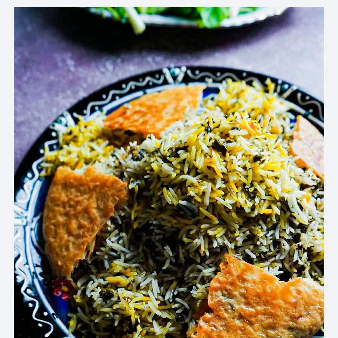 SABZI POLO // PERSIAN FRESH HERB AND GARLIC RICE