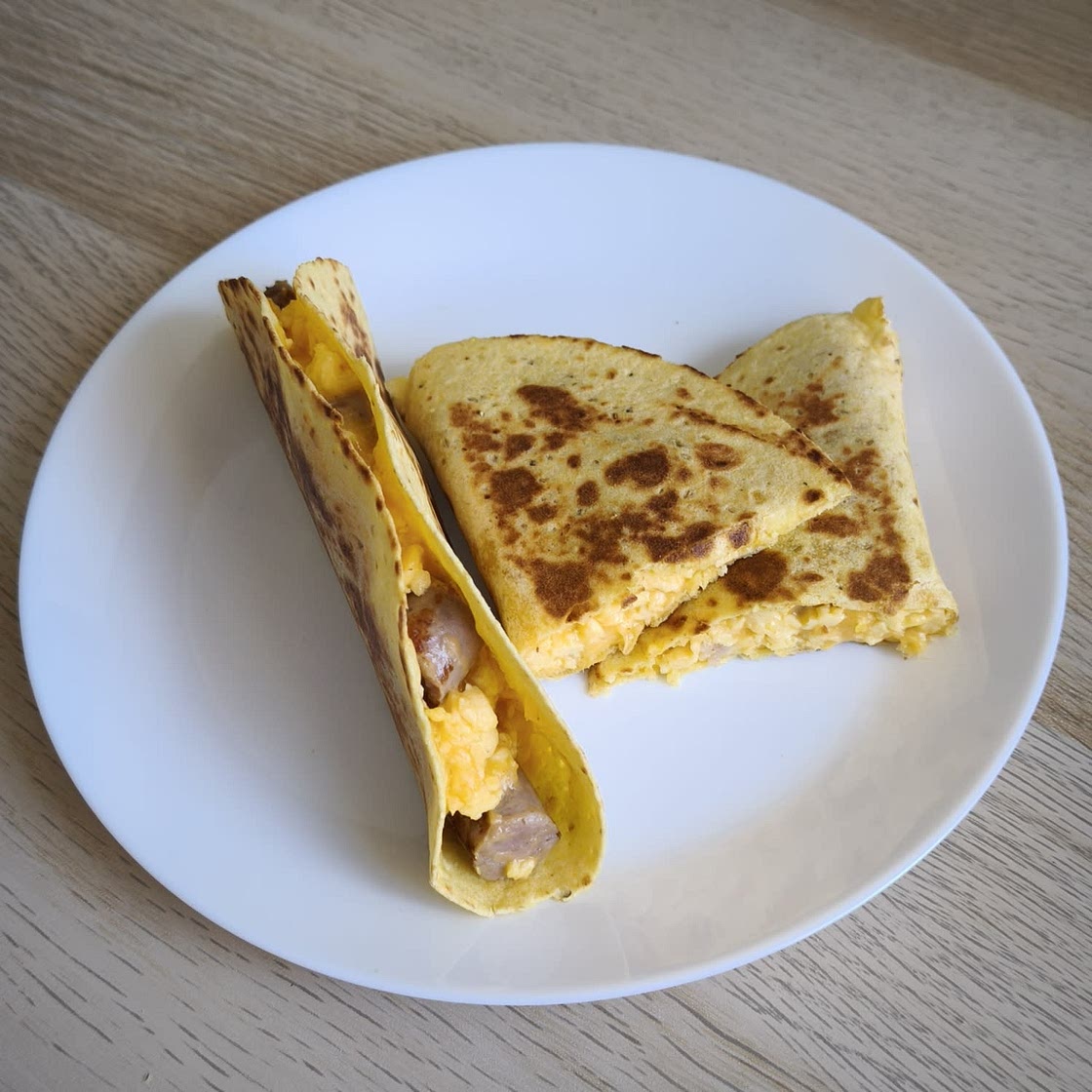 Sausage and Egg Breakfast Quesadillas
